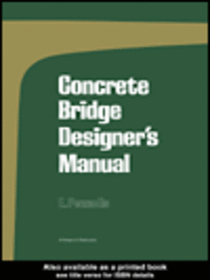 cover image of Concrete Bridge Designer's Manual